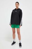 Шорти adidas Originals жіночі колір зелений з аплікацією висока посадка