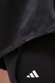 Шорти для тренувань adidas Performance Power колір чорний однотонні висока посадка
