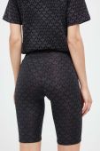 Шорти adidas Originals жіночі колір чорний візерунок висока посадка (3338943)