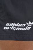 Шорти adidas Originals жіночі колір чорний з принтом висока посадка (3568810)