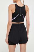 Шорти для тренувань adidas by Stella McCartney Truepurpose колір чорний однотонні висока посадка