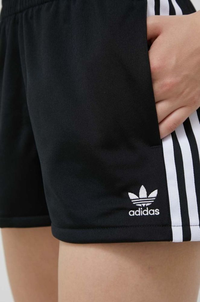 Шорти adidas Originals жіночі колір чорний візерунок висока посадка (3303035) фото 4