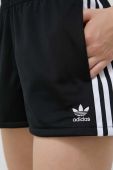 Шорти adidas Originals жіночі колір чорний візерунок висока посадка (3303035)