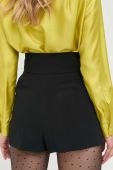 Шорти Red Valentino жіночі колір чорний однотонні висока посадка (3455329)