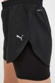 Шорти для бігу Puma Run Favourite колір чорний однотонні середня посадка