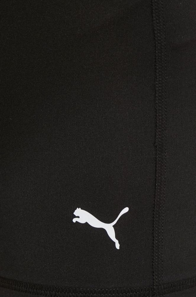 Шорти для тренувань Puma Favorite 3 колір чорний однотонні висока посадка фото 4