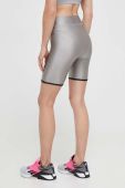 Шорти для тренувань Puma DARE TO колір сірий з принтом висока посадка