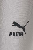 Шорти для тренувань Puma DARE TO колір сірий з принтом висока посадка