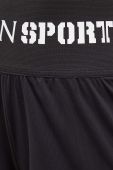 Шорти PLEIN SPORT жіночі колір чорний з принтом висока посадка (3687117)