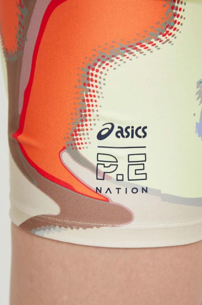 Шорти для тренувань P.E Nation P.E Nation x Asics візерунок висока посадка колір барвистий фото 4