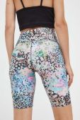 Шорти для тренувань Reebok Modern Safari візерунок висока посадка колір барвистий