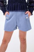 Дитячі шорти Mayoral однотонні колір блакитний (3432523)