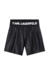Дитячі шорти Karl Lagerfeld колір чорний візерунок (3422232)