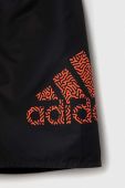 Дитячі шорти для плавання adidas Performance колір чорний з принтом
