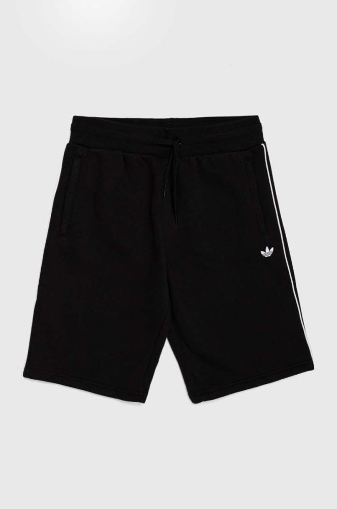 Дитячі шорти adidas Originals колір чорний однотонні регульована талія фото 2