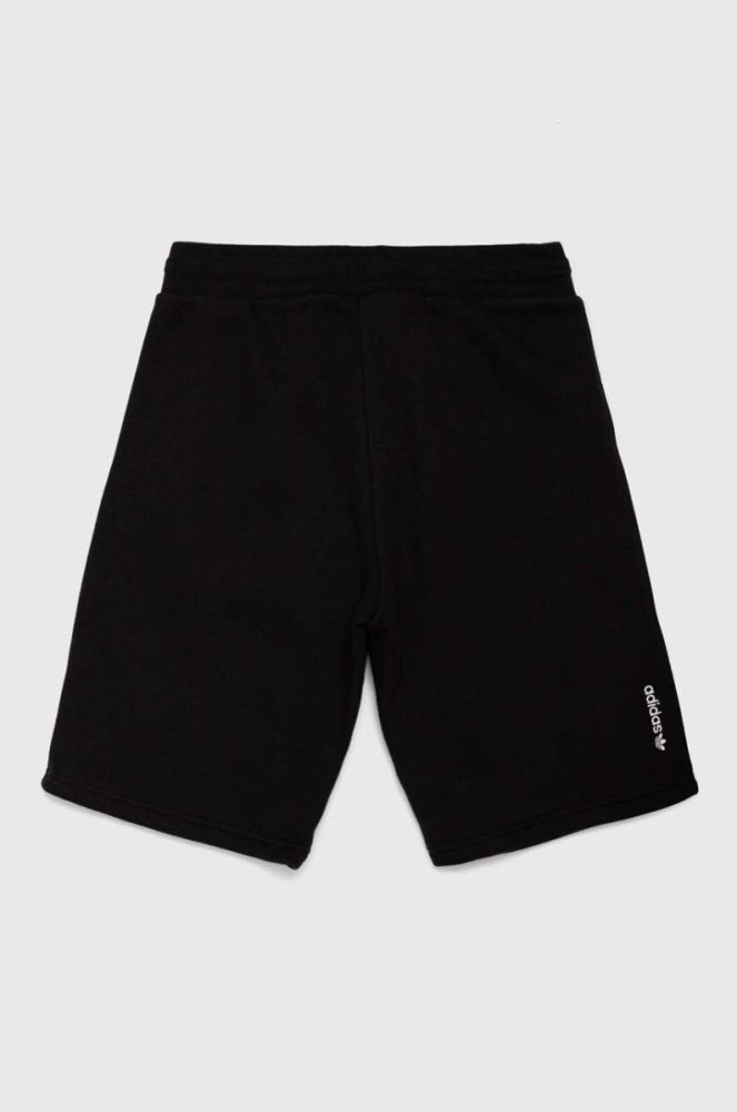 Дитячі шорти adidas Originals колір чорний однотонні регульована талія фото 3