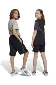 Дитячі шорти adidas Originals колір чорний однотонні регульована талія