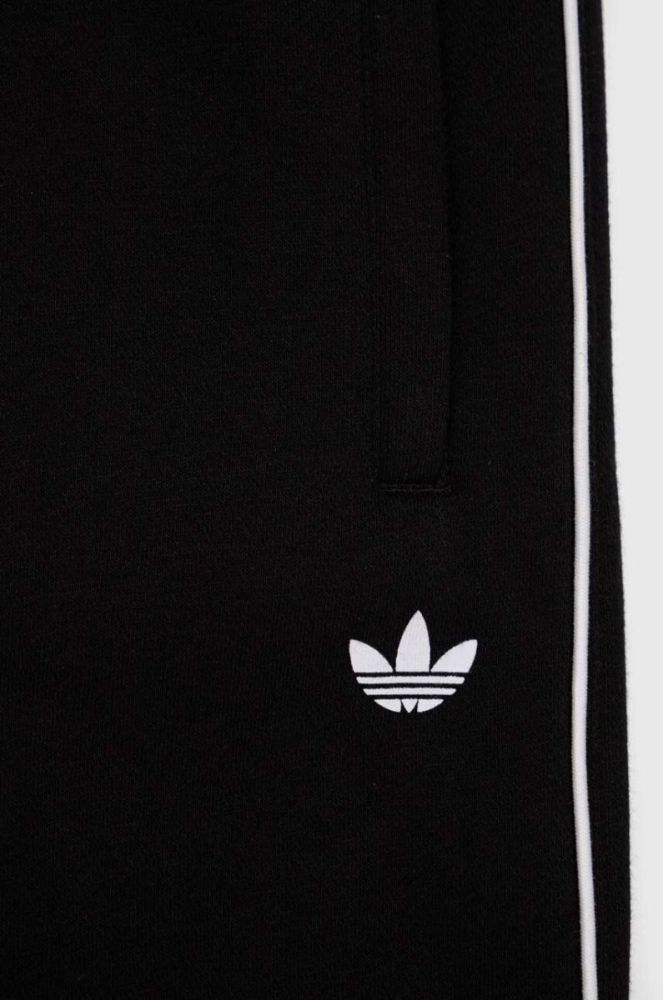 Дитячі шорти adidas Originals колір чорний однотонні регульована талія фото 4