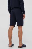 Бавовняні шорти лаунж BOSS колір темно-синій