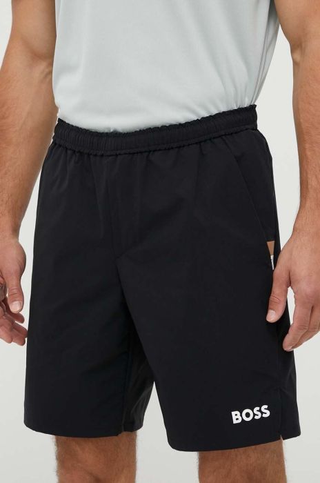 Шорти Boss Green BOSS GREEN x Matteo Berrettini чоловічі колір чорний