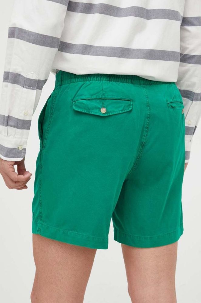 Бавовняні шорти Polo Ralph Lauren колір зелений фото 3