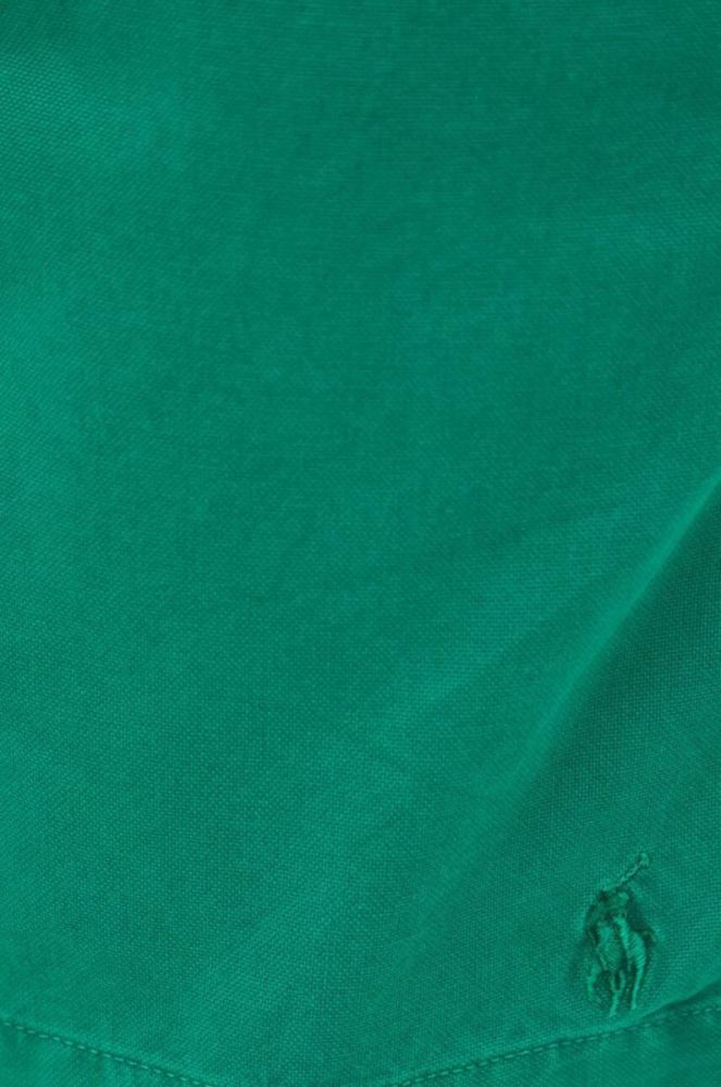 Бавовняні шорти Polo Ralph Lauren колір зелений фото 4