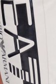 Бавовняні шорти EA7 Emporio Armani колір срібний