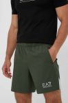 Шорти EA7 Emporio Armani чоловічі колір зелений (3360562)