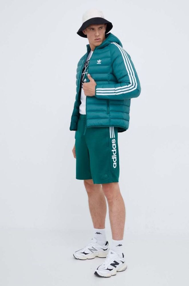 Шорти для тренувань adidas Tiro колір зелений фото 2