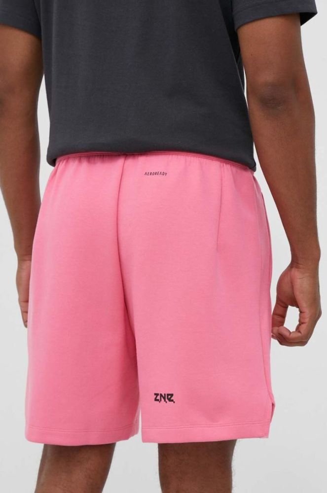 Шорти adidas Z.N.E чоловічі колір рожевий фото 3