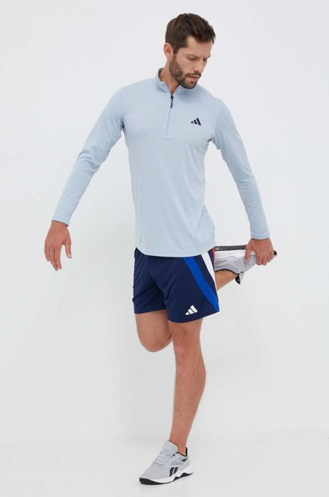 Шорти для тренувань adidas Performance Fortore 23 колір блакитний фото 2