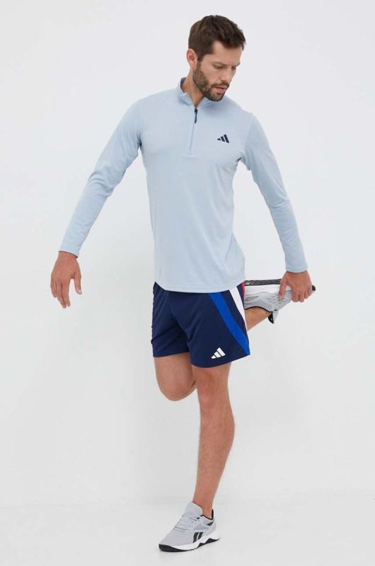 Шорти для тренувань adidas Performance Fortore 23 колір блакитний фото 2