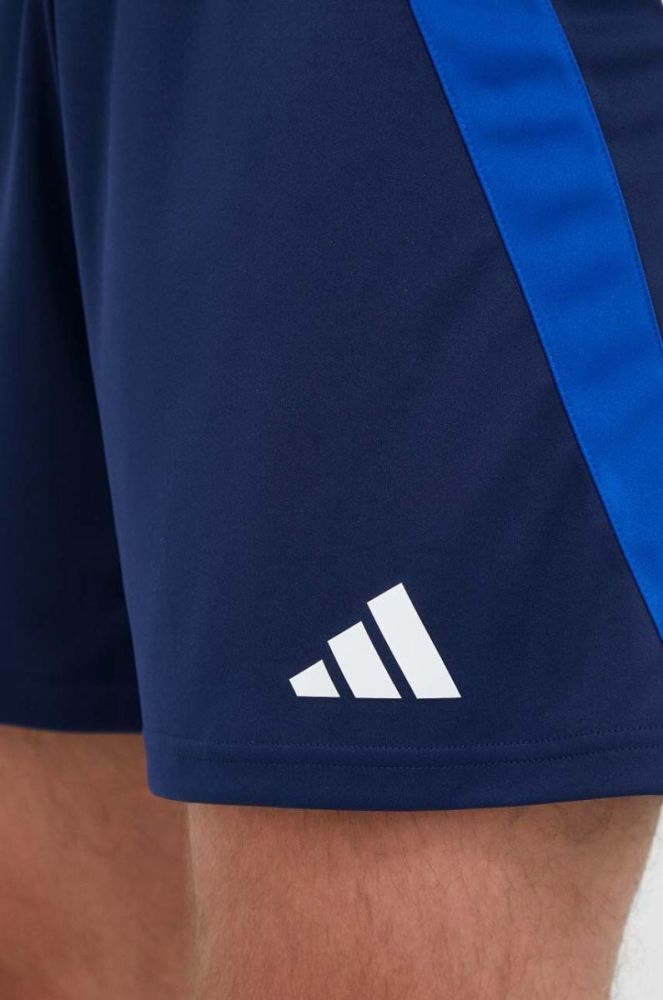 Шорти для тренувань adidas Performance Fortore 23 колір блакитний фото 4
