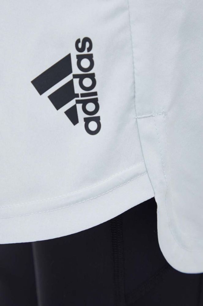 Шорти для тренувань adidas Performance Designed for Training колір зелений фото 4