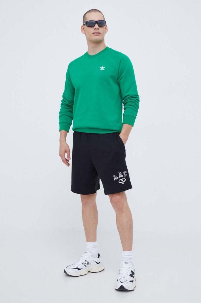 Бавовняні шорти adidas Originals колір чорний (3501396)