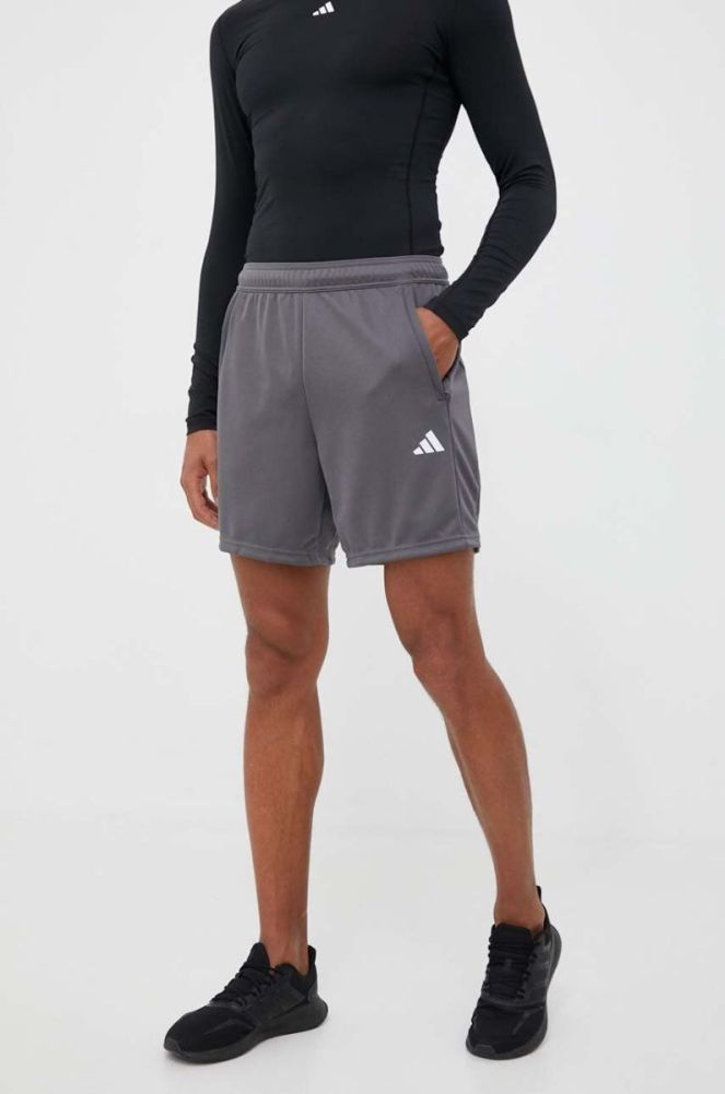 Шорти для тренувань adidas Performance Train Essentials колір сірий (3396390) фото 2