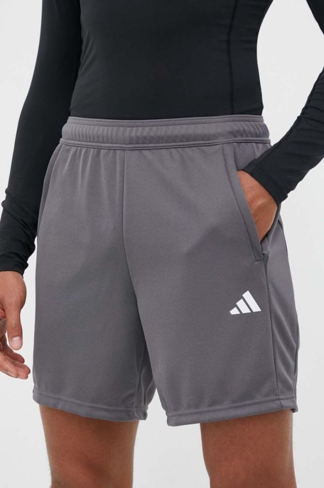 Шорти для тренувань adidas Performance Train Essentials колір сірий (3396390) фото 4