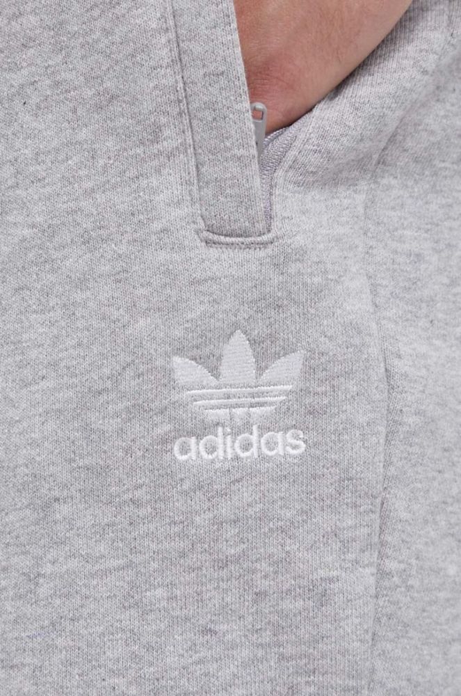 Шорти adidas Originals чоловічі колір сірий меланж фото 4