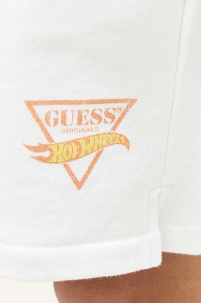 Шорти Guess Originals x Hot Wheels чоловічі колір білий фото 4