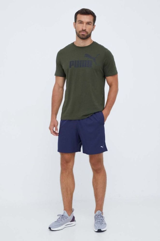 Шорти для тренувань Puma Performance колір синій фото 2
