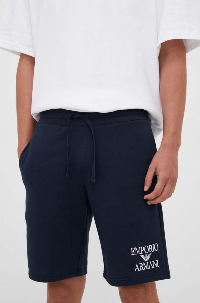 Шорти лаунж Emporio Armani Underwear колір синій (3402804)