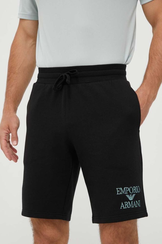 Шорти лаунж Emporio Armani Underwear колір чорний