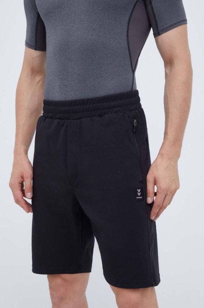 Шорти для тренувань Hummel Interval колір чорний фото 3