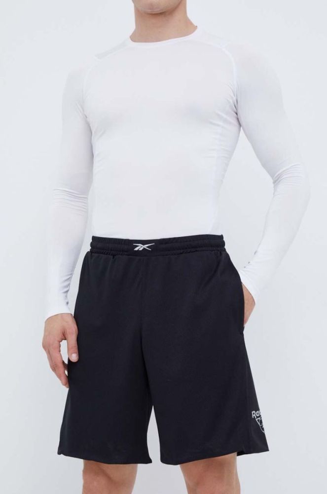 Шорти для тренувань Reebok Classic колір чорний фото 3