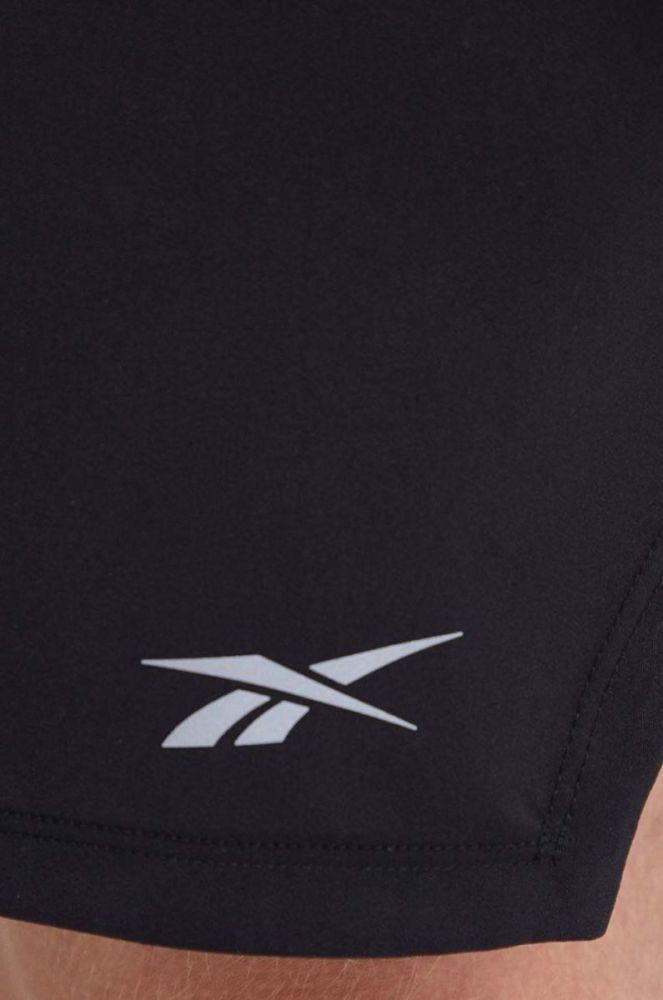 Шорти для бігу Reebok колір чорний фото 4