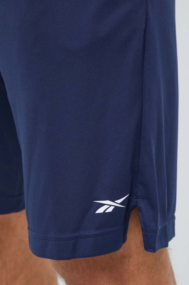 Шорти для тренувань Reebok Comm колір синій фото 4