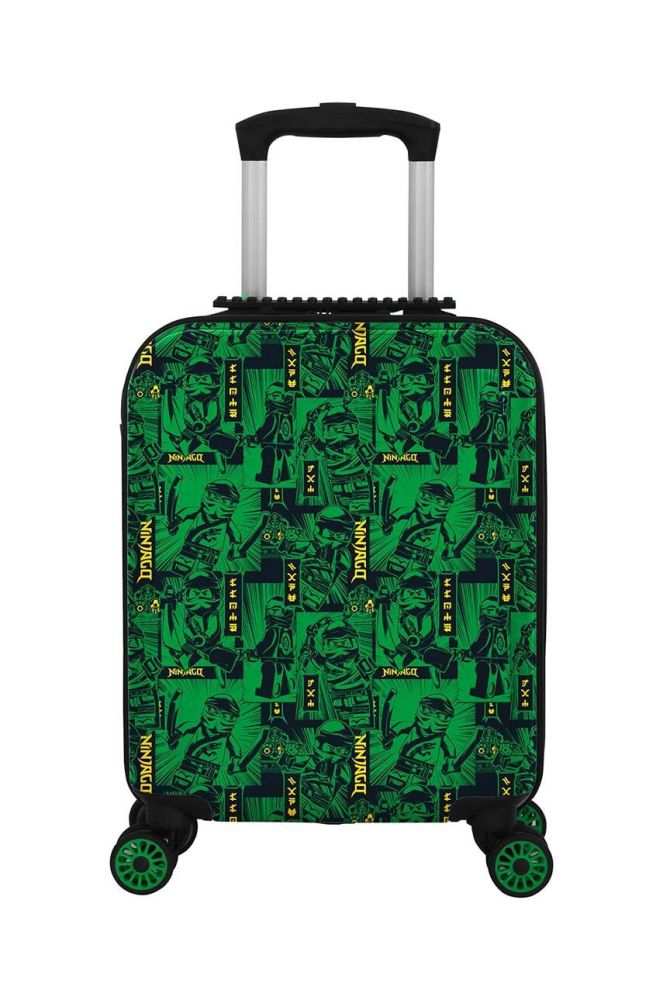 Дитяча валіза Lego колір зелений