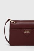 Шкіряна сумочка Tommy Hilfiger колір бордовий (3320014)
