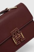 Шкіряна сумочка Tommy Hilfiger колір бордовий (3320014)