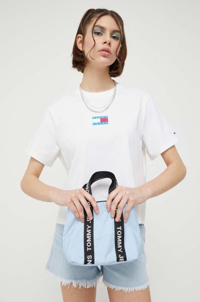 Сумочка Tommy Jeans колір блакитний (3257180) фото 6